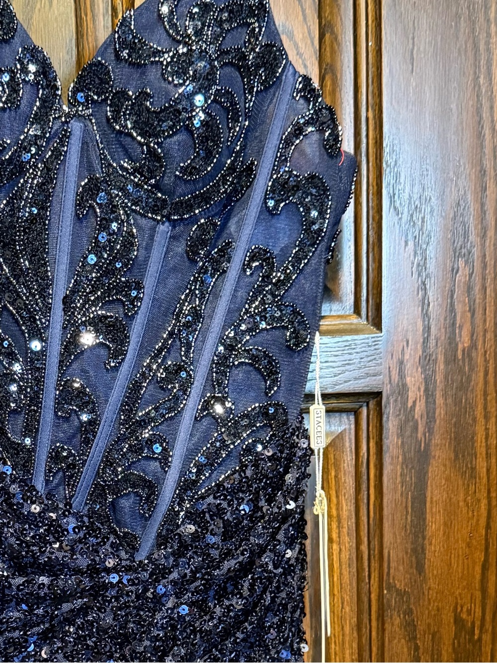 ❗️SALE❗️ Stacees Sequin Corset Mini Dress Nightout - Picture 6 of 6
